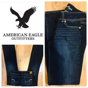 AEO slim boot stretch jeans 4 short